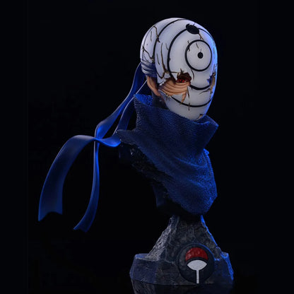 Naruto Shippuden Anime Character Bust Collection | Hokage & Uchiha Clan Figures Set | Premium PVC Statue Collectibles 10-14cm