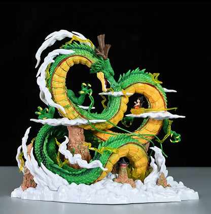 Epic Dragon Ball Z Shenron & Goku Figure Statue - Premium Anime Collectible 24cm