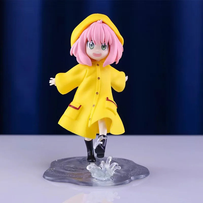 Spy x Family Anya Forger Raincoat Anime Figure - Premium PVC Collectible Statue 12.5CM