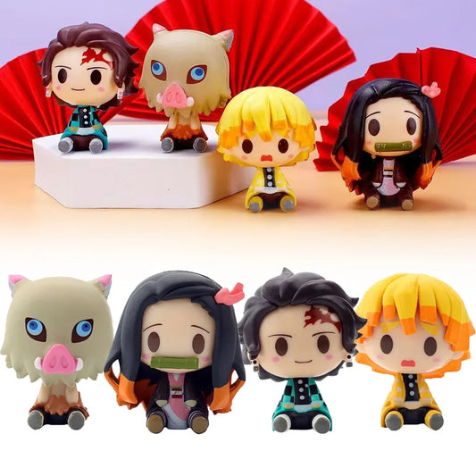 Anime Demon Slayer Blind Bag 4pcs Set