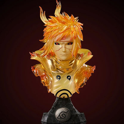 Naruto Shippuden Anime Character Bust Collection | Hokage & Uchiha Clan Figures Set | Premium PVC Statue Collectibles 10-14cm