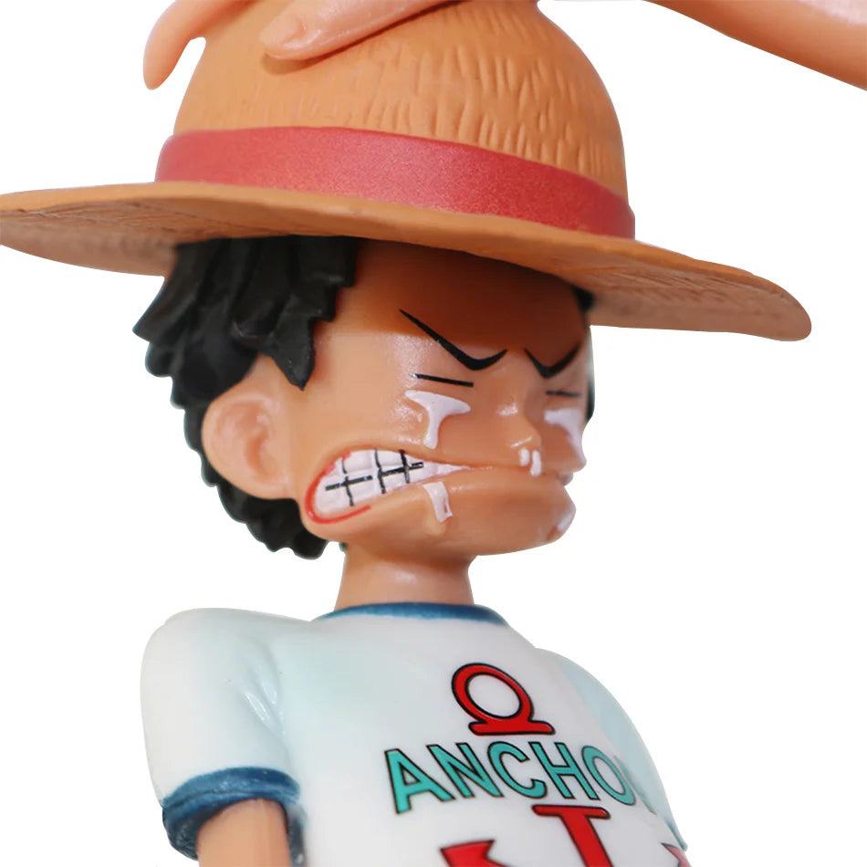 One Piece Shanks & Luffy Action Figure Statue | Straw Hat Passing Scene 18cm