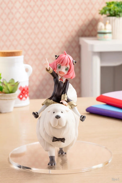 Spy x Family Anya & Bond Forger Figure | Anime Manga Collectible Statue 14cm