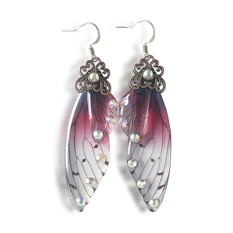Demon Slayer Kimetsu no Yaiba Butterfly Wing Earrings Jewellery