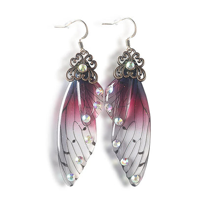 Demon Slayer Kimetsu no Yaiba Butterfly Wing Earrings Jewellery