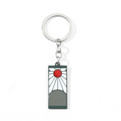 Fashion Anime Demon Slayer Hanafuda Keychain