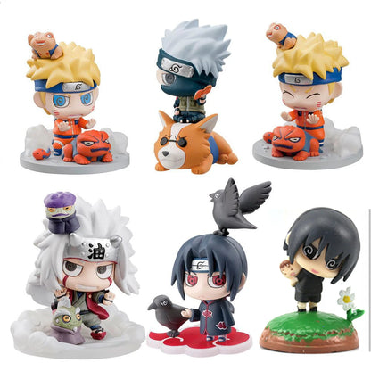 Naruto Shippuden Mini Action Figure Set | Collectible Anime Character Figurines | PVC Desk Decor &amp; Gifts