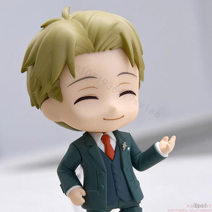 Spy x Family Nendoroid Figure Set - Loid, Anya & Yor Forger Collectible Anime Figurines - 10cm