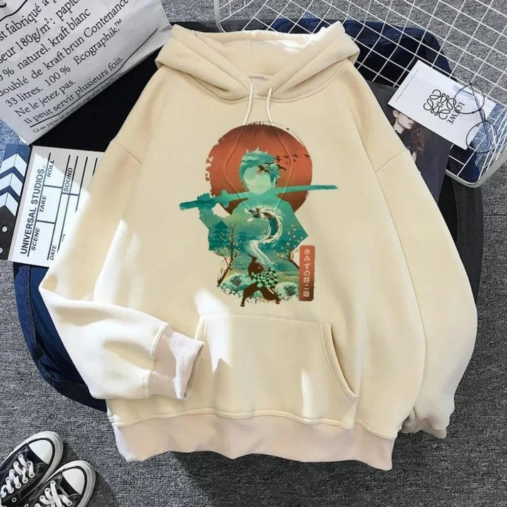 Fashionable Anime Demon Slayer Printed Hoodie
