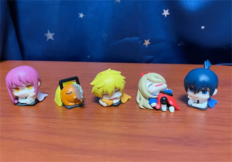 Chainsaw Man Anime Sleep Series Figurine Set 3cm