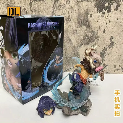 Demon Slayer Inosuke Hashibira Resin Figure Statue 9cm
