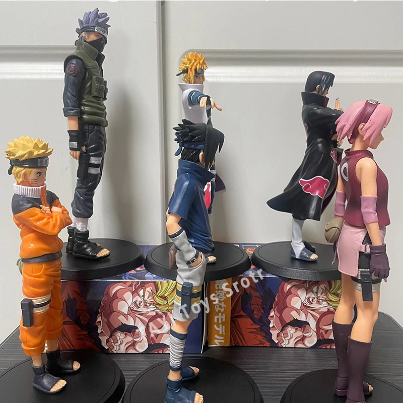 Naruto Shippuden Anime Action Figures Set - Collectible PVC Model Dolls