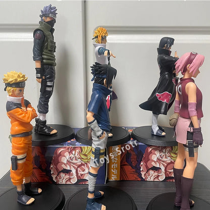 Naruto Shippuden Anime Action Figures Set - Collectible PVC Model Dolls