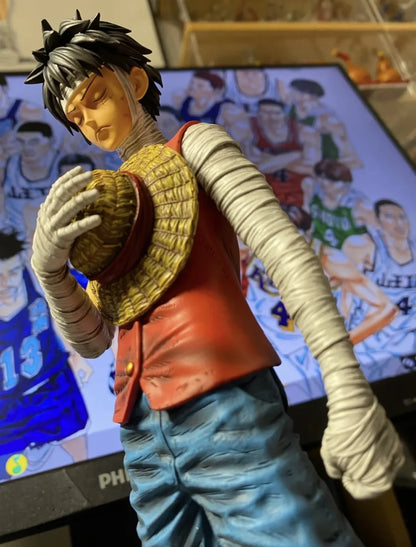 One Piece Dream Studio Battle Injured Luffy Zoro Sanji Resin Statue Set 30cm