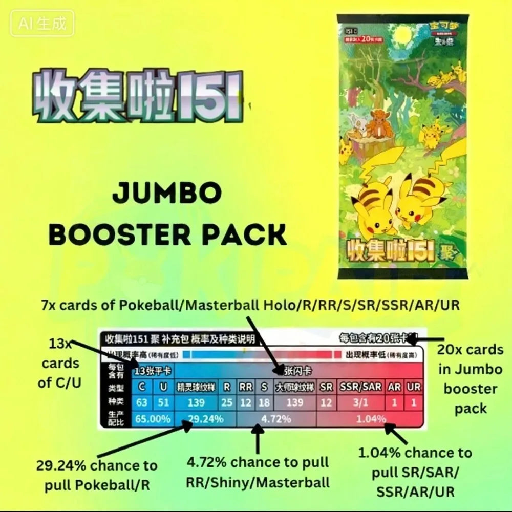 Pokemon Collect 151 Booster Box Simplified Chinese Card