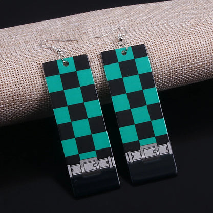 Demon Slayer Kimetsu no Yaiba Acrylic Earrings Jewelry