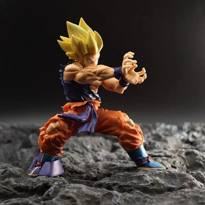 Dragon Ball Z Super Saiyan Goku Kamehameha Action Figure 6cm