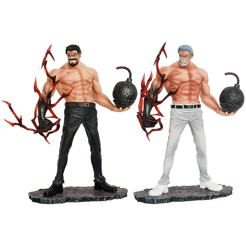 One Piece Monkey D. Garp Figure - Iron Fist Naval Hero PVC Statue 26cm