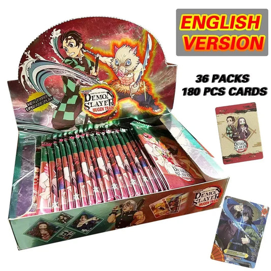 Flash Demon Slayer Cards Mugen Train SSP Card Ultra Rare Card Character Collection Card