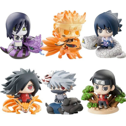 Naruto Shippuden Mini Action Figure Set | Collectible Anime Character Figurines | PVC Desk Decor &amp; Gifts