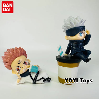 Jujutsu Kaisen Anime Figure Set - Sorcerers & Snacks Edition (6-Piece Collectible)