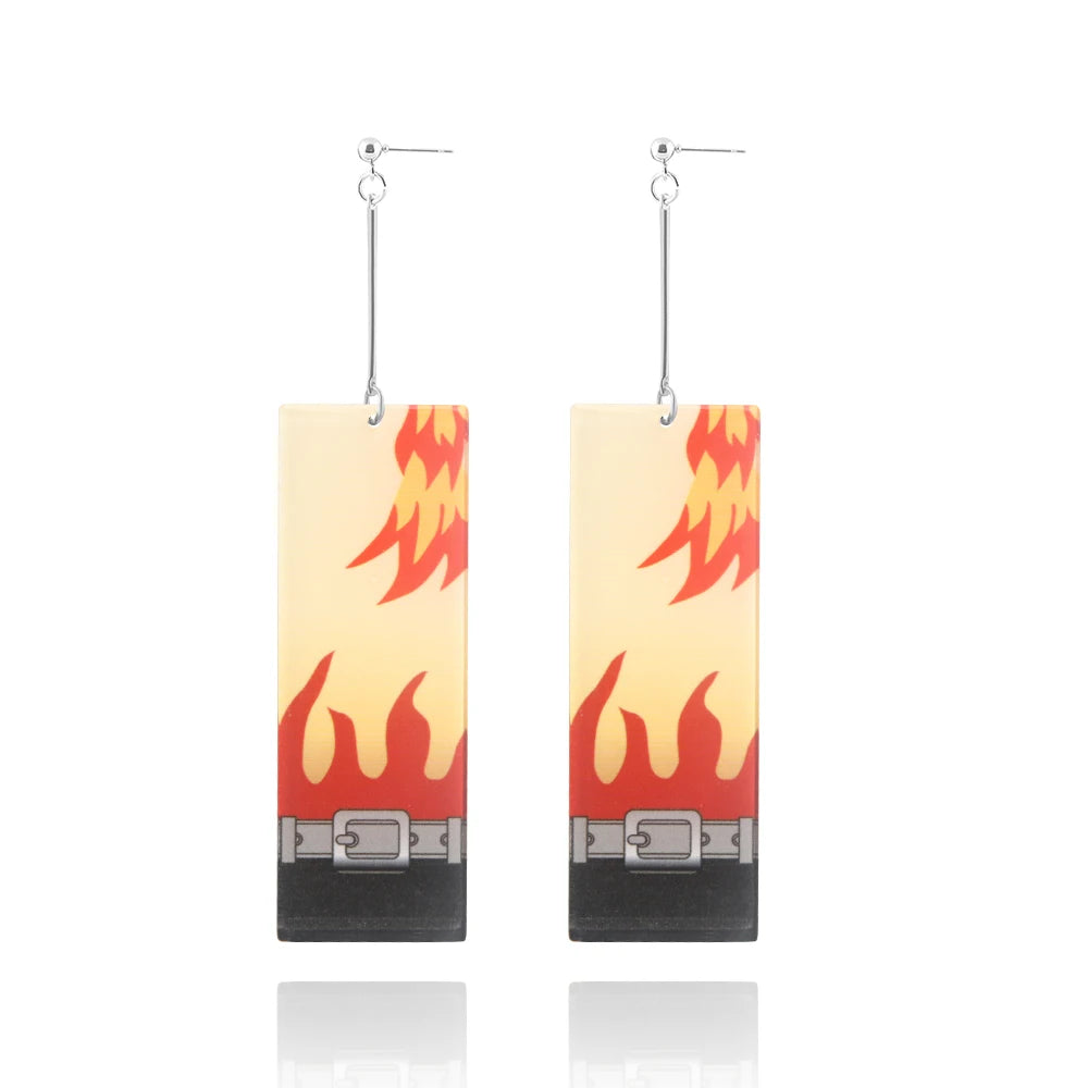 Demon Slayer Kimetsu no Yaiba Acrylic Earrings Jewelry