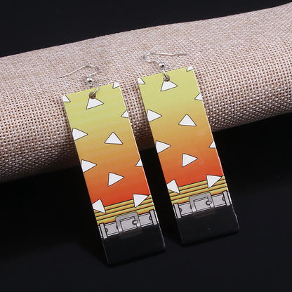 Demon Slayer Kimetsu no Yaiba Acrylic Earrings Jewelry