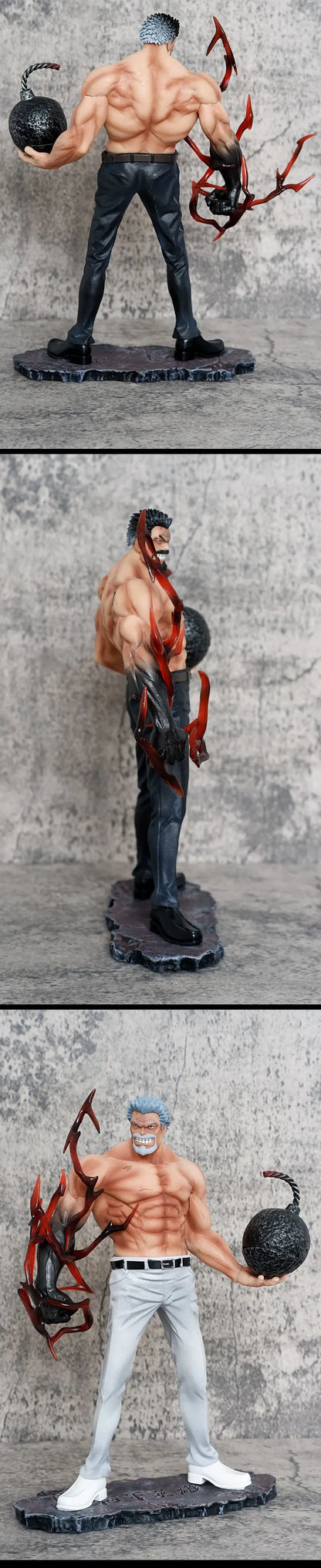 One Piece Monkey D. Garp Figure - Iron Fist Naval Hero PVC Statue 26cm