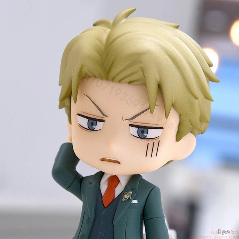 Spy x Family Nendoroid Figure Set - Loid, Anya & Yor Forger Collectible Anime Figurines - 10cm