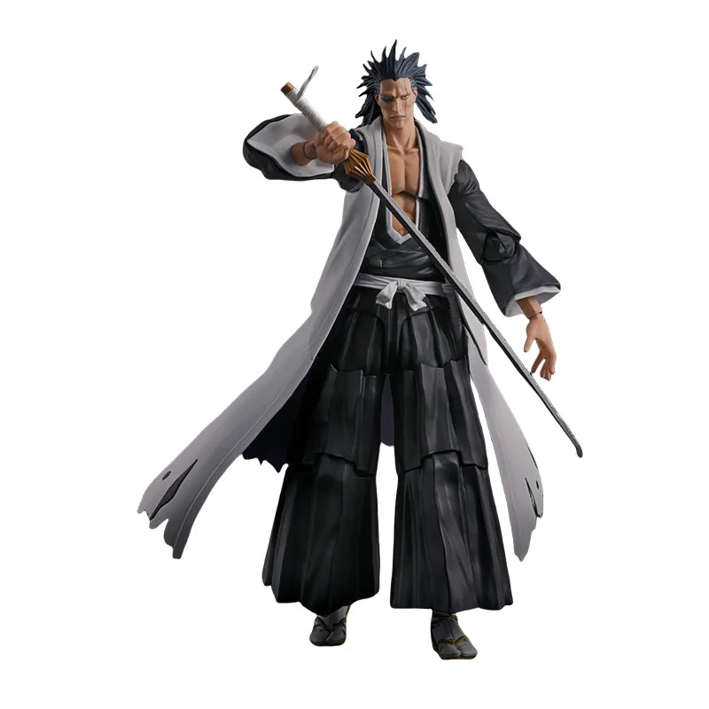 Bleach Thousand-Year Blood War S.H.Figuarts Action Figure Set - Ichigo, Renji, Byakuya, Kenpachi 15cm