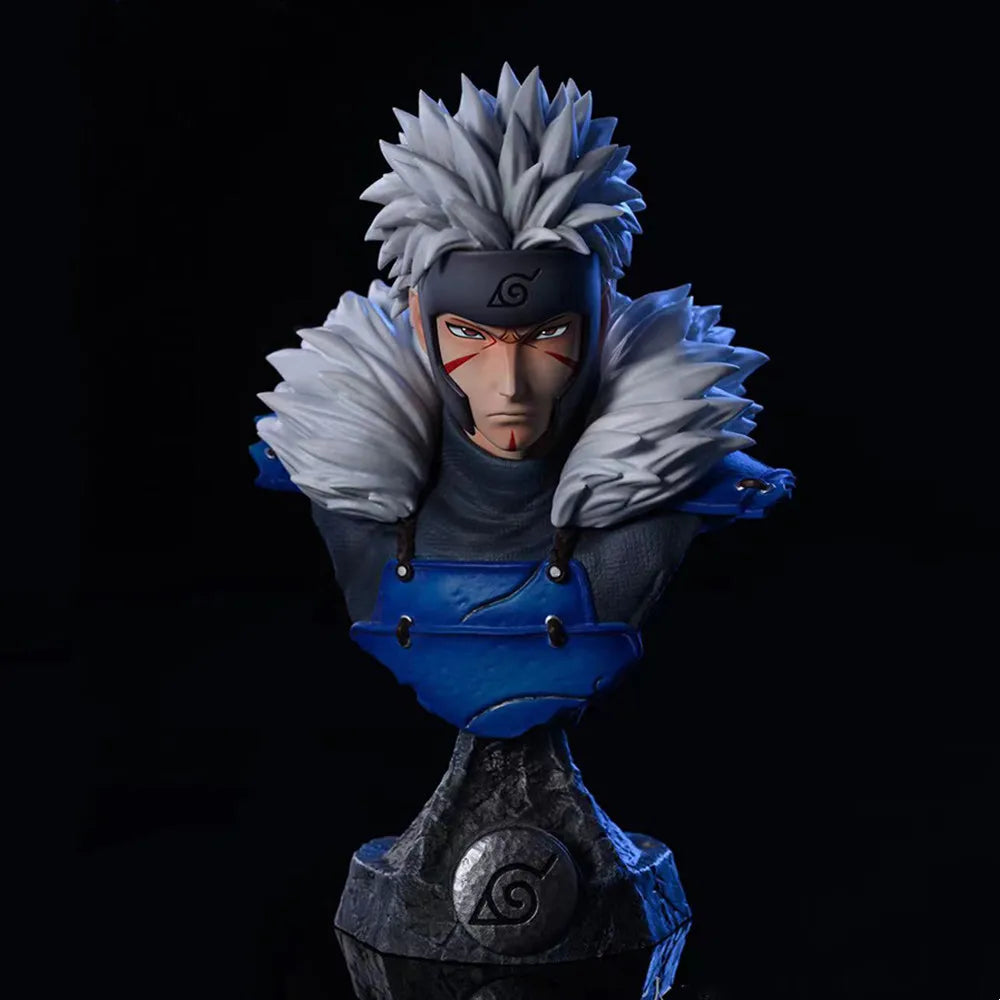 Naruto Shippuden Anime Character Bust Collection | Hokage & Uchiha Clan Figures Set | Premium PVC Statue Collectibles 10-14cm