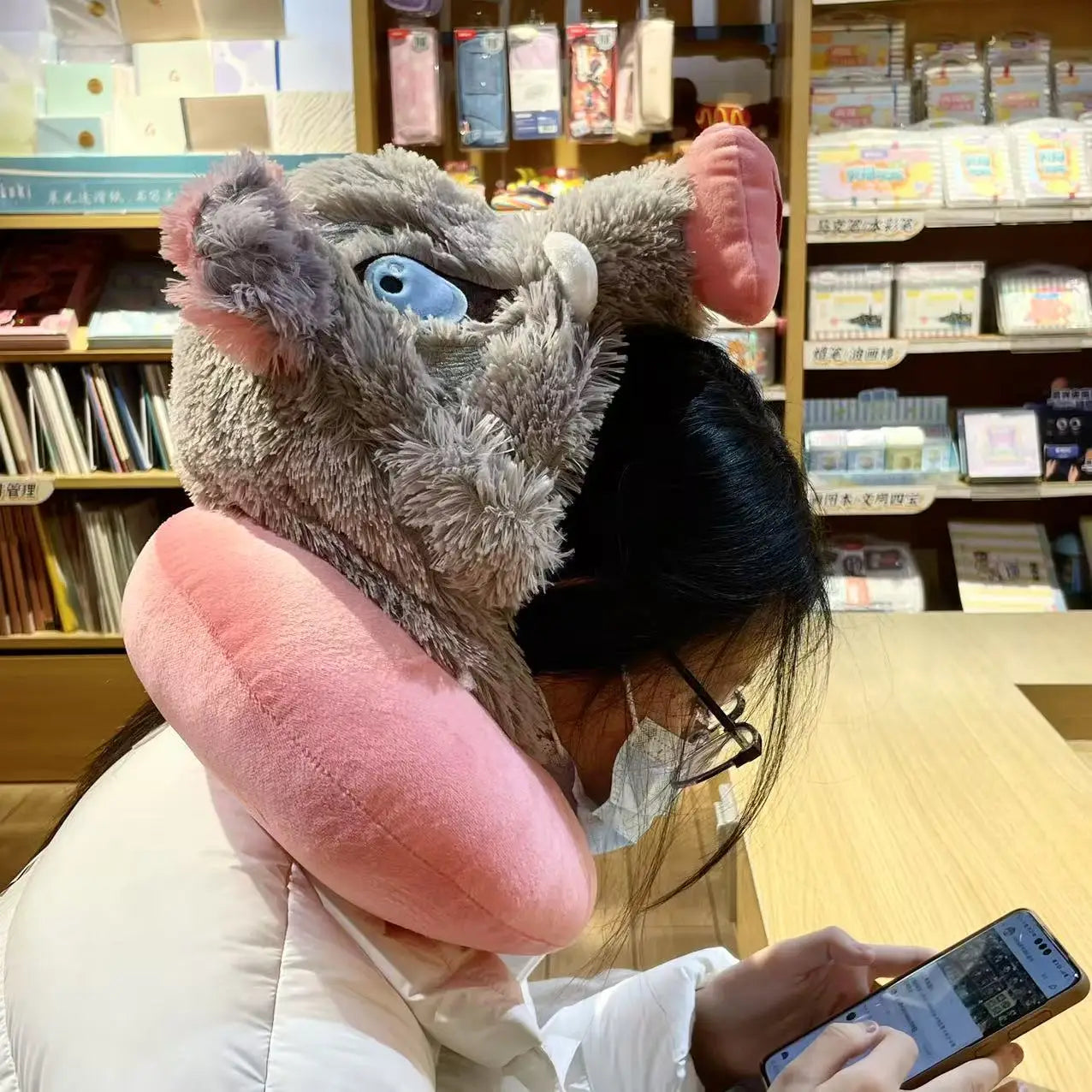 Demon Slayer Inosuke Hashibira Pig Head Plush Hat | Cosplay Headgear & Warm Cap