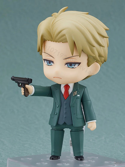 Spy x Family Nendoroid Figure Set - Loid, Anya & Yor Forger Collectible Anime Figurines - 10cm