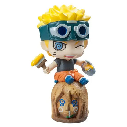 Naruto Shippuden Mini Action Figure Set | Collectible Anime Character Figurines | PVC Desk Decor &amp; Gifts