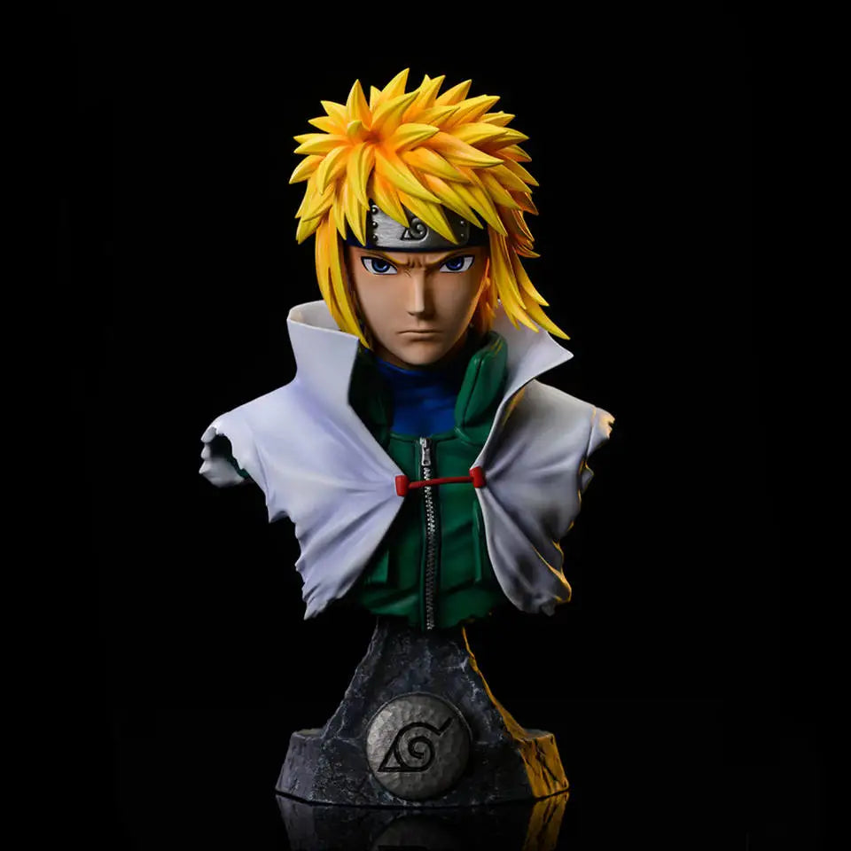 Naruto Shippuden Anime Character Bust Collection | Hokage & Uchiha Clan Figures Set | Premium PVC Statue Collectibles 10-14cm