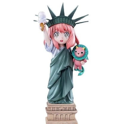 SPY x Family Anya Forger Statue of Liberty Cosplay Figure | Premium Anime Collectible  14CM