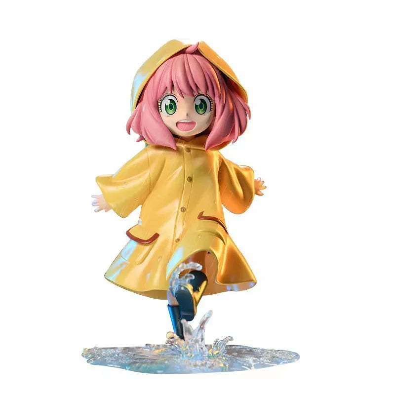 Spy x Family Anya Forger Raincoat Anime Figure - Premium PVC Collectible Statue 12.5CM