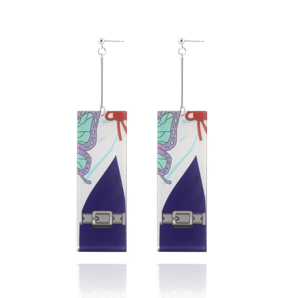 Demon Slayer Kimetsu no Yaiba Acrylic Earrings Jewelry