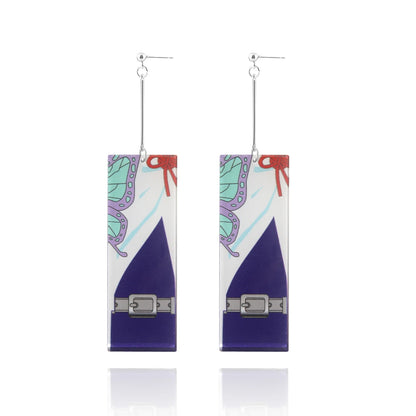 Demon Slayer Kimetsu no Yaiba Acrylic Earrings Jewelry