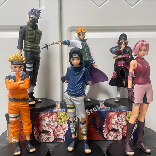 Naruto Shippuden Anime Action Figures Set - Collectible PVC Model Dolls