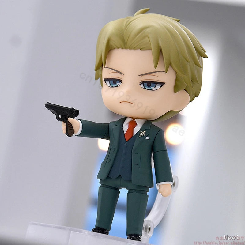 Spy x Family Nendoroid Figure Set - Loid, Anya & Yor Forger Collectible Anime Figurines - 10cm