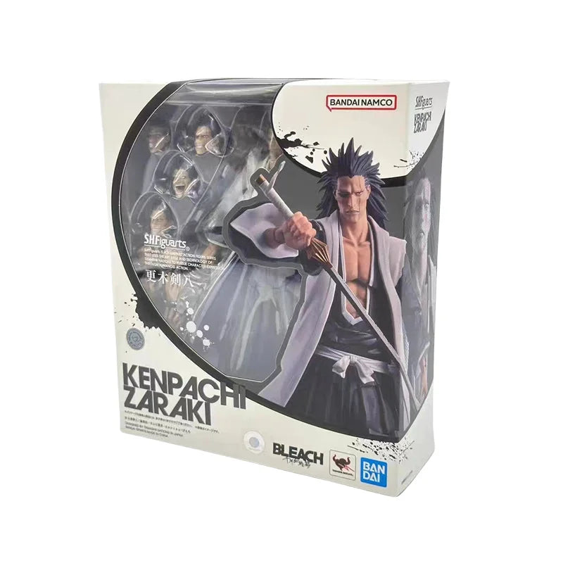 Bleach Thousand-Year Blood War S.H.Figuarts Action Figure Set - Ichigo, Renji, Byakuya, Kenpachi 15cm