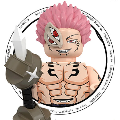 Jujutsu Kaisen Anime Mini Figures Building Blocks Set - Collectible Action Figures